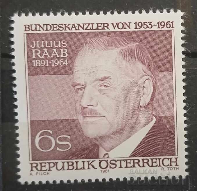 Αυστρία 1981 Προσωπικότητες MNH