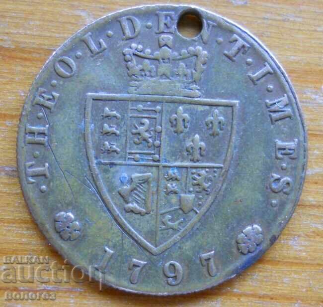 Jeton de jocuri antice - Anglia - începutul secolului XX cu preț 5.00 BGN | € 2.56 Jeton de jocuri antice - Anglia - începutul secolului XX cu preț 5.00 BGN | € 2.56