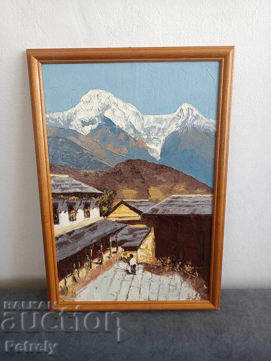 Стара маслена картина