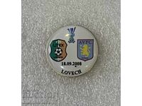 Official Litex Lovech - Aston Villa UEFA Badge 2008
