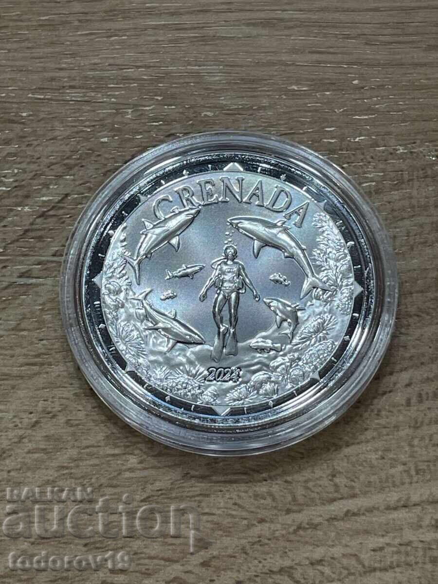 Auction  1 oz Silver Eastern Caribbean - Grenada 2024