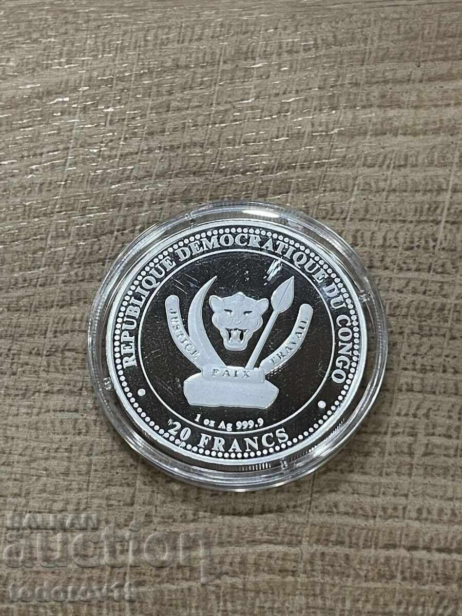 Delivery of 1 oz Silver Prehistoric Life 2025 - Congo Delivery of 1 oz Silver Prehistoric Life 2025 - Congo