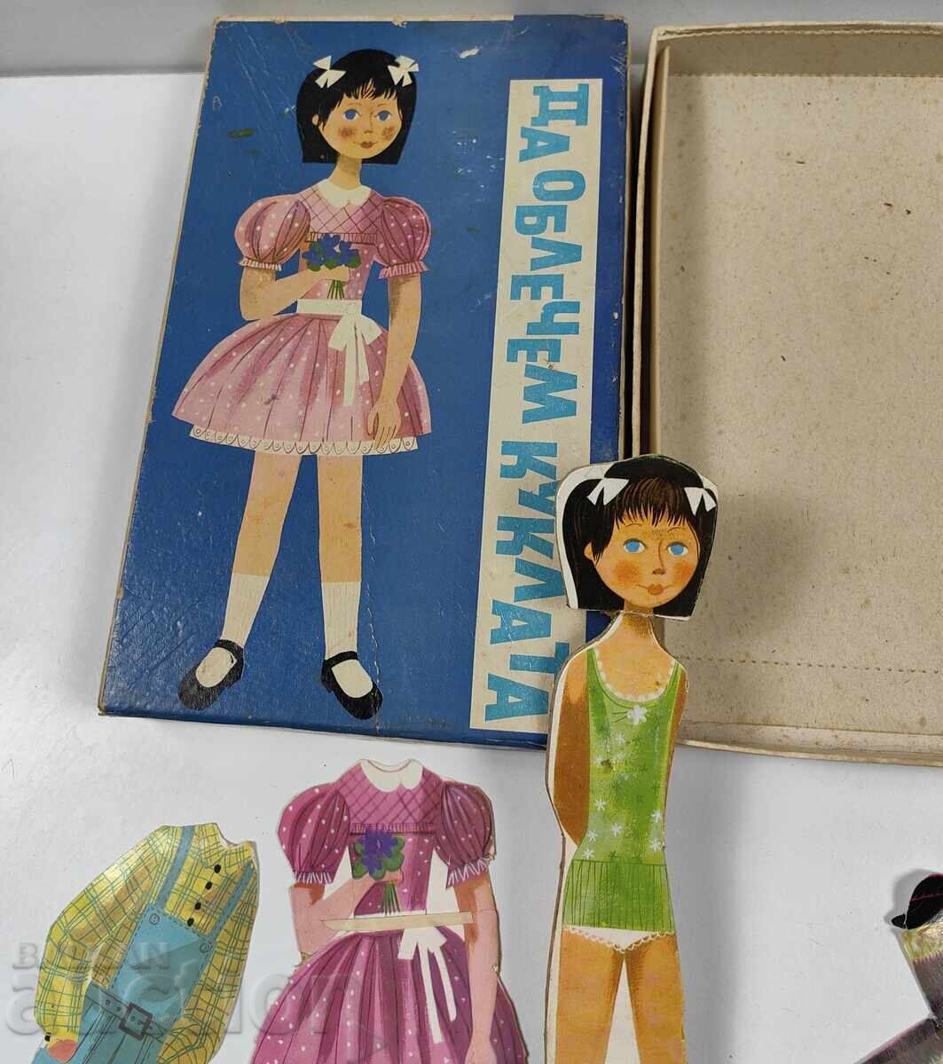 LET'S DRESS UP THE DOLL SOCIAL BOARD GAME IN A BOX - 5