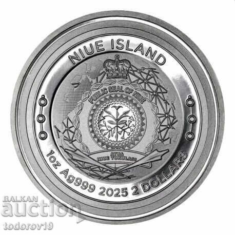 Сребро 1 oz Биткойн 2025 - остр. Ниуе с цена 153.99 лв. | € 78.73 Сребро 1 oz Биткойн 2025 - остр. Ниуе с цена 153.99 лв. | € 78.73