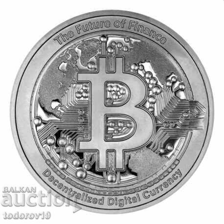 Сребро 1 oz Биткойн 2025 - остр. Ниуе Сребро 1 oz Биткойн 2025 - остр. Ниуе