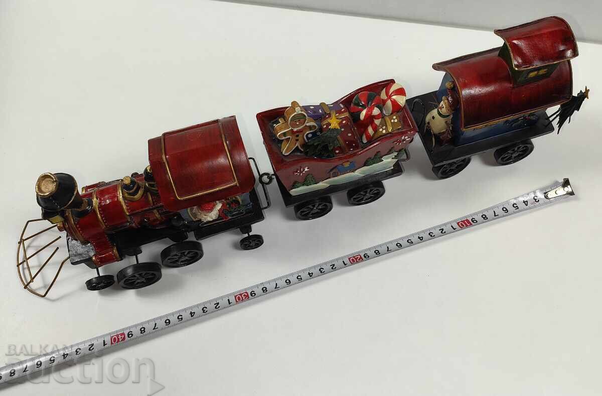 Auction Wooden Christmas Train Train Christmas New Year New Year Auction Wooden Christmas Train Train Christmas New Year New Year