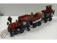 Wooden Christmas Train Train Christmas New Year New Year
