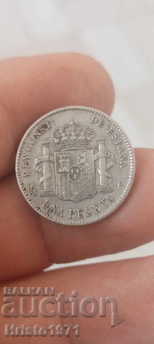 1 Pesetă 1903 cu preț € 17.50 | 34.23 BGN
