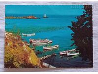 Ahtopol Bay with Lighthouse P.K. 1977