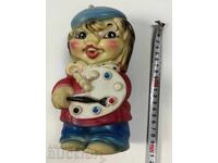 ARTIST MARE RARĂ JUCĂRIE DIN CAUCIUC PENTRU COPII FIGURINĂ PĂPUȘĂ