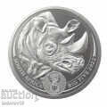 Silver 1 oz Big Five - Rhinoceros 2022 with price 153.99 BGN | € 78.73 Silver 1 oz Big Five - Rhinoceros 2022 with price 153.99 BGN | € 78.73