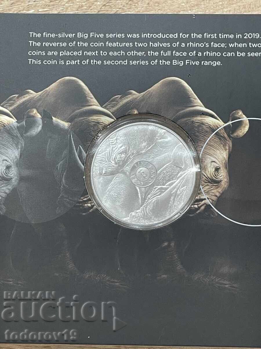 Silver 1 oz Big Five - Rhinoceros 2022 - 7 Silver 1 oz Big Five - Rhinoceros 2022 - 7