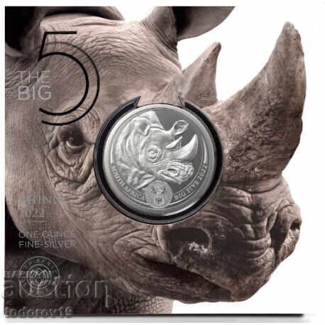 Silver 1 oz Big Five - Rhinoceros 2022 Silver 1 oz Big Five - Rhinoceros 2022