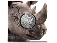 Silver 1 oz Big Five - Rhinoceros 2022