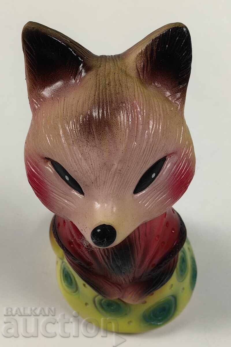 FOX FOXY FOX-FOX RUBBER CHILDREN'S TOY FIGURE DOLL with price 12.00 BGN | € 6.14