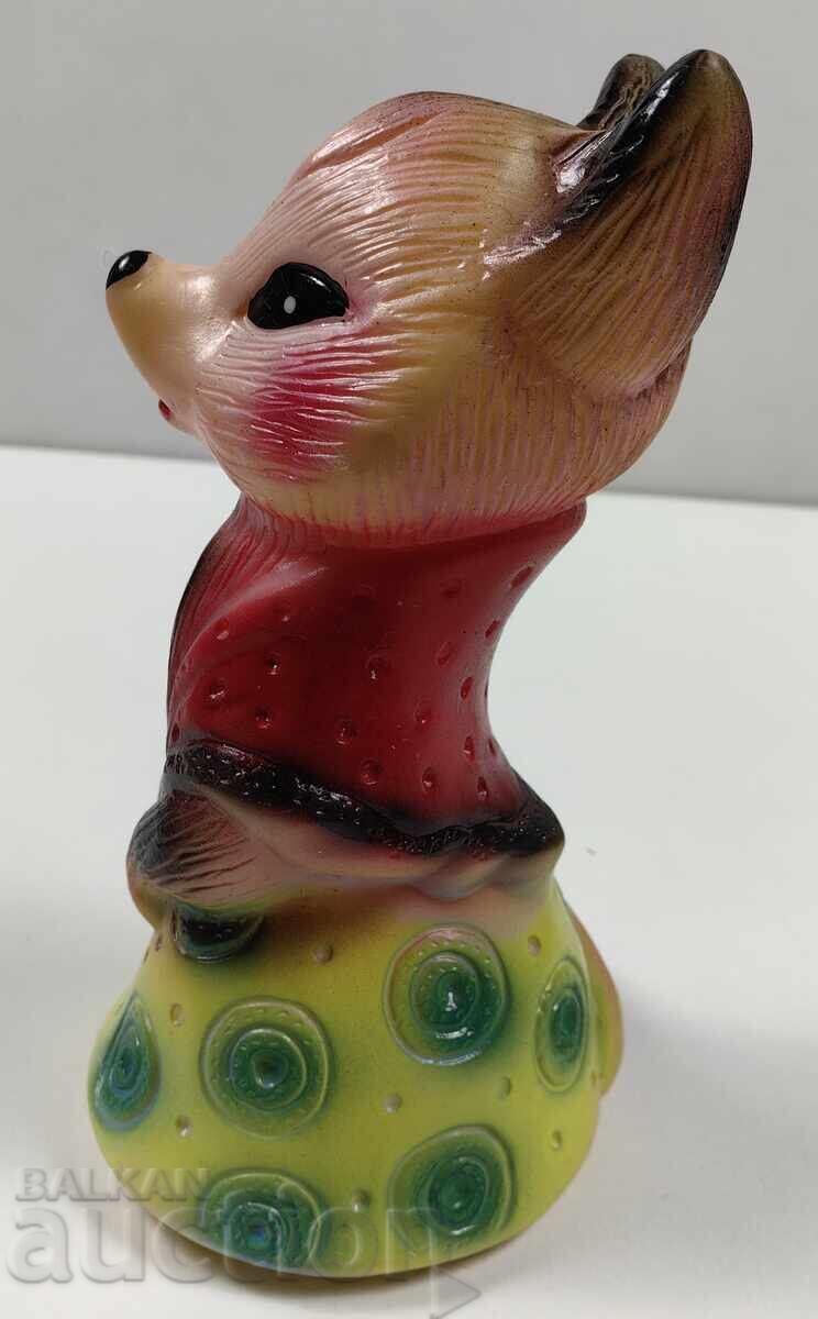 FOX FOXY FOX-FOX RUBBER CHILDREN'S TOY FIGURE DOLL - 5