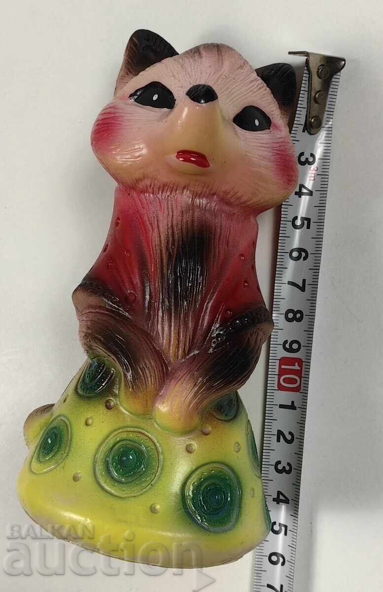 FOX FOXY FOX-FOX RUBBER CHILDREN'S TOY FIGURE DOLL - 7