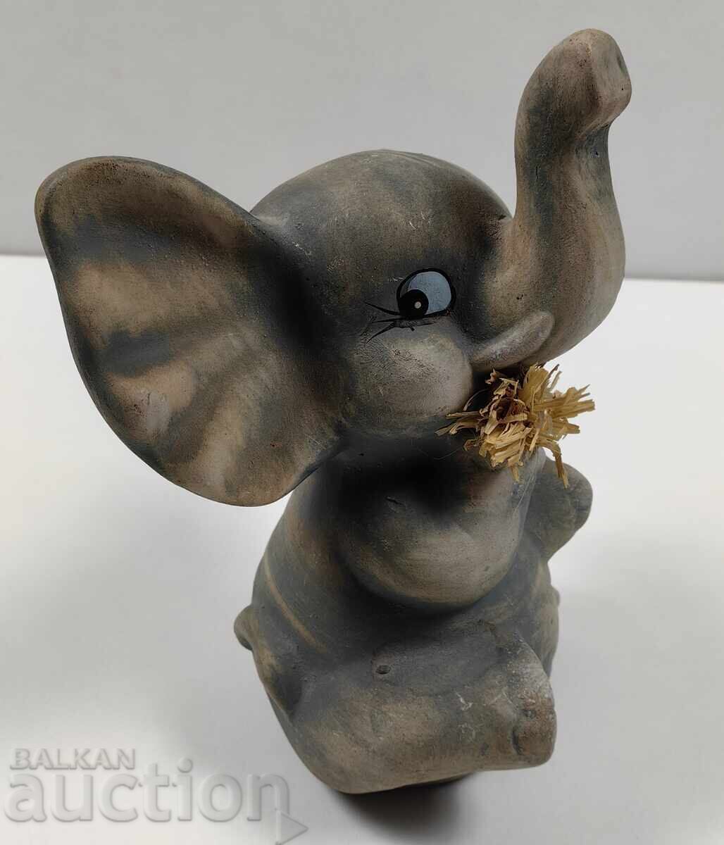 LARGE HEALTHY CERAMIC ELEPHANT CERAMIC ELEPHANT FIGURE with price 19.00 BGN | € 9.71