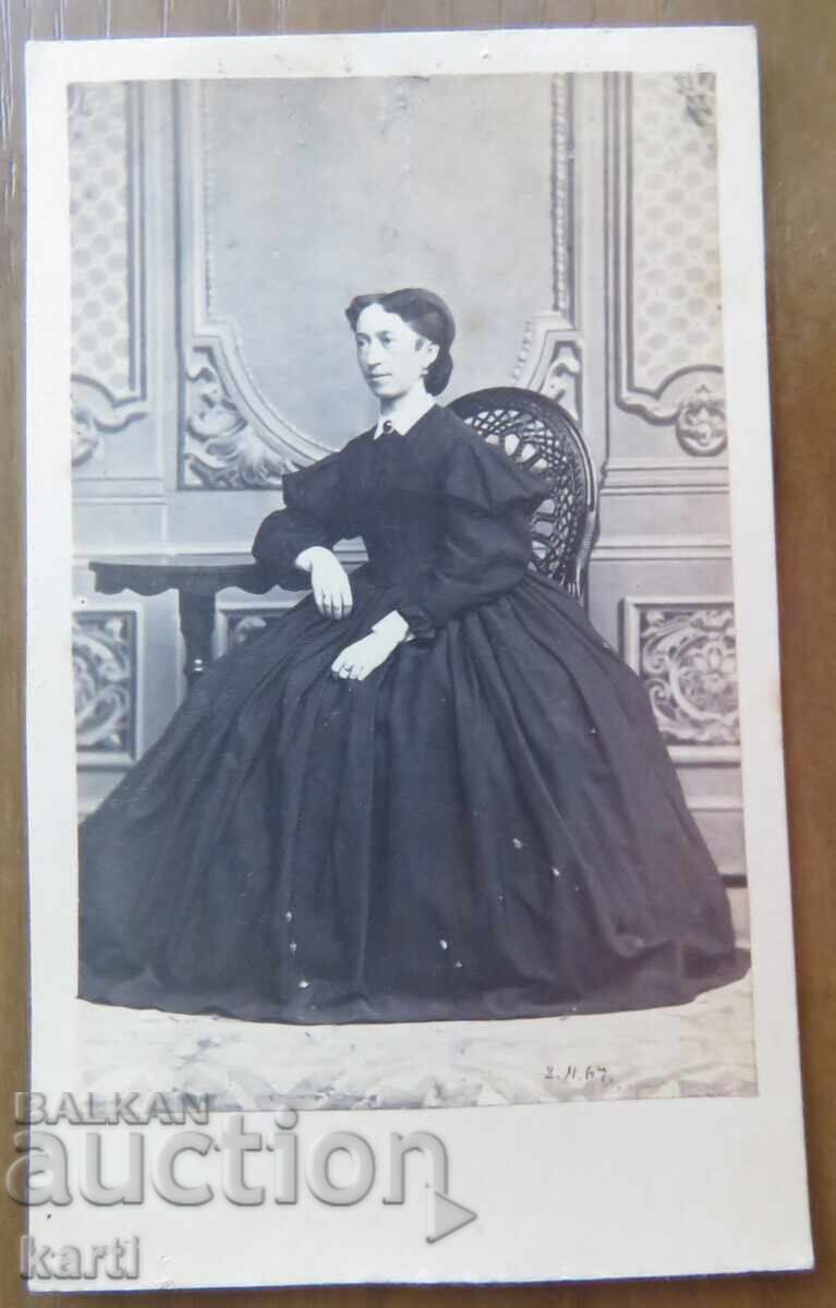 OLD PHOTOGRAPH - CARDBOARD - EXCELLENT - circa 1870