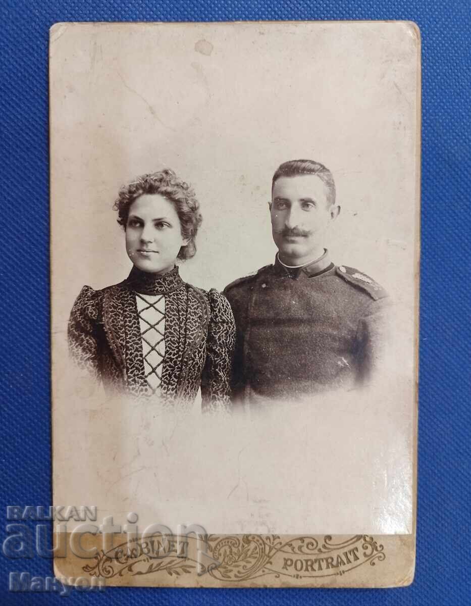 Old military photo, cardboard. Old military photo, cardboard.