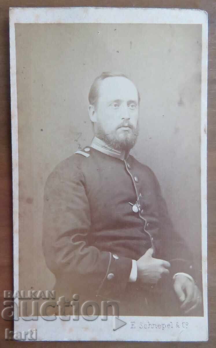 СТАРА ФОТОГРАФИЯ - КАРТОН - ОТЛИЧНА - около 1870 година
