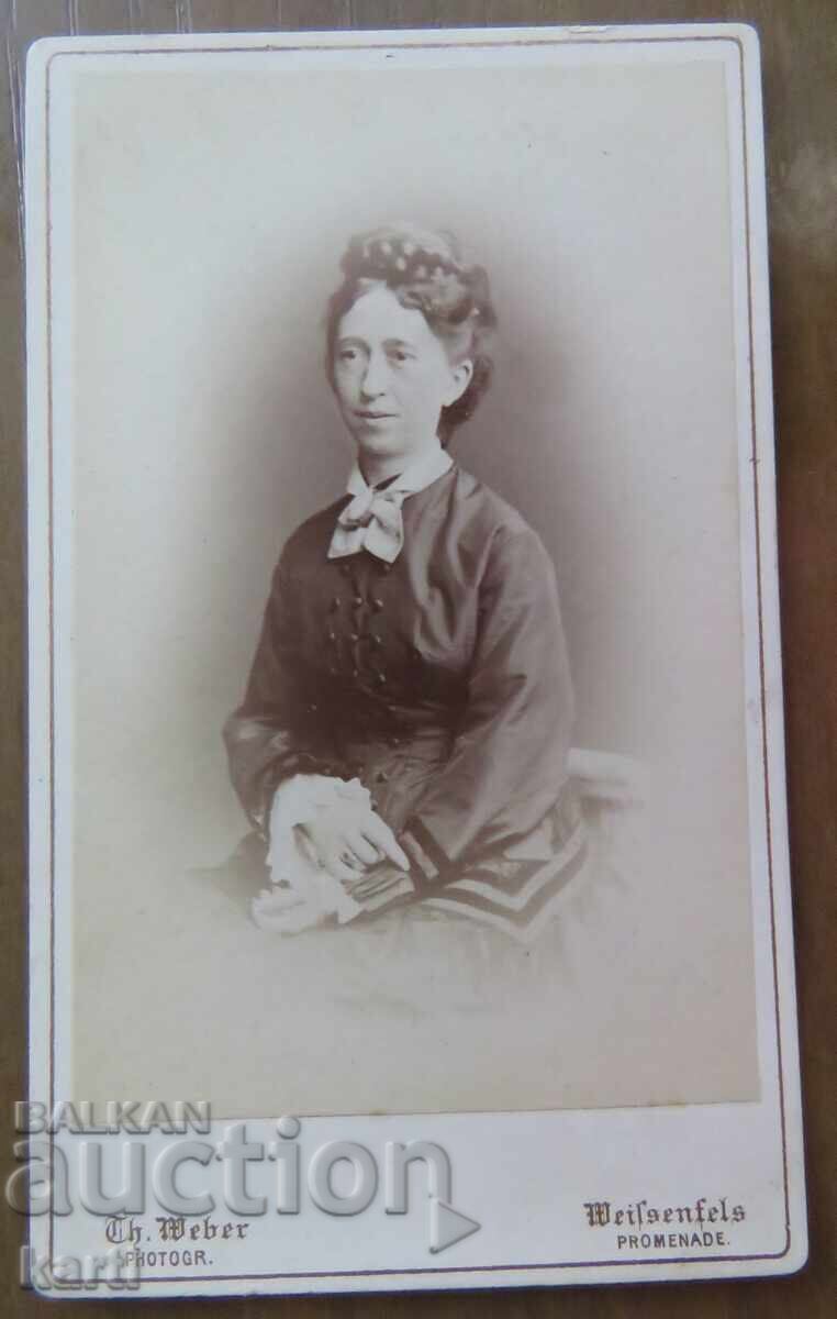 FOTOGRAFIE VECHE - CARTON - EXCELENTĂ - circa 1870 FOTOGRAFIE VECHE - CARTON - EXCELENTĂ - circa 1870