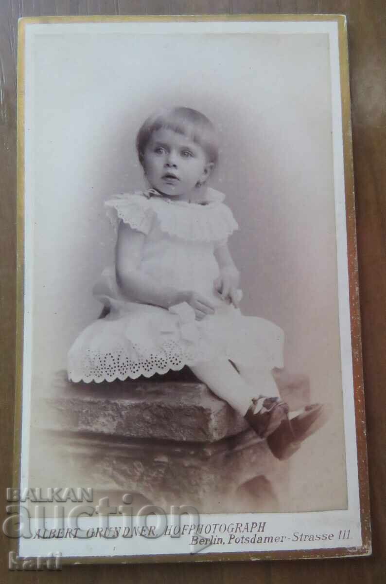 FOTOGRAFIE VECHE - CARTON - EXCELENTĂ - circa 1880