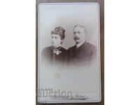 СТАРА ФОТОГРАФИЯ - КАРТОН - ОТЛИЧНА - около 1880 година