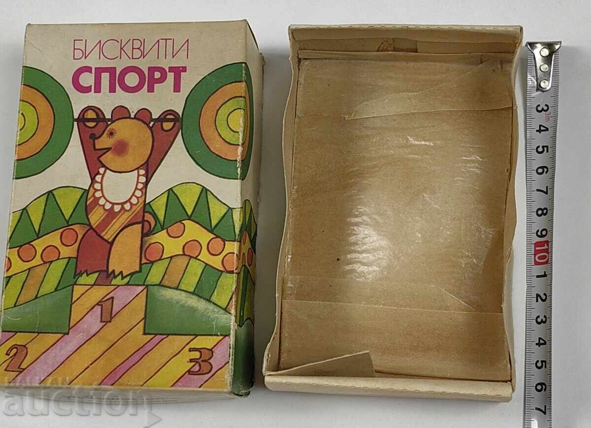 ROW SOCIAL BOX OF BISCUITS SPORT BULGARIAN SUGAR PLOVDIV - 7 ROW SOCIAL BOX OF BISCUITS SPORT BULGARIAN SUGAR PLOVDIV - 7