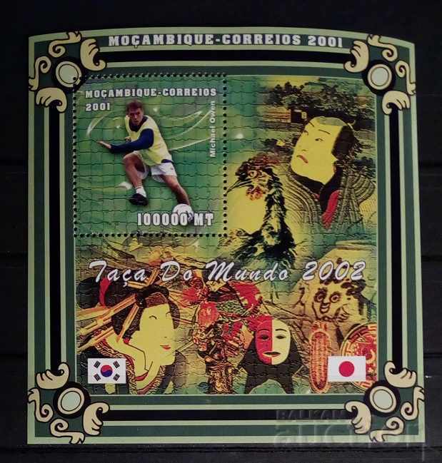 Mozambique 2001 Sport/Football/Michael Owen Block 12 € MNH
