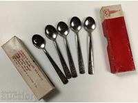 Κουταλάκια καφέ με τον αρκούδο Μίσα Ολυμπιάδα Μόσχα 1980 Κουτί