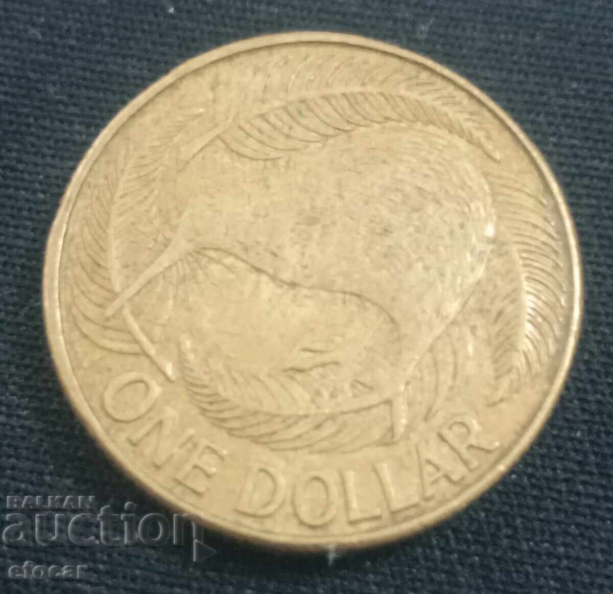 1 δολάριο Νέας Ζηλανδίας 1990 1 δολάριο Νέας Ζηλανδίας 1990