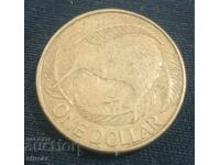 1 dolar Noua Zeelandă 1990