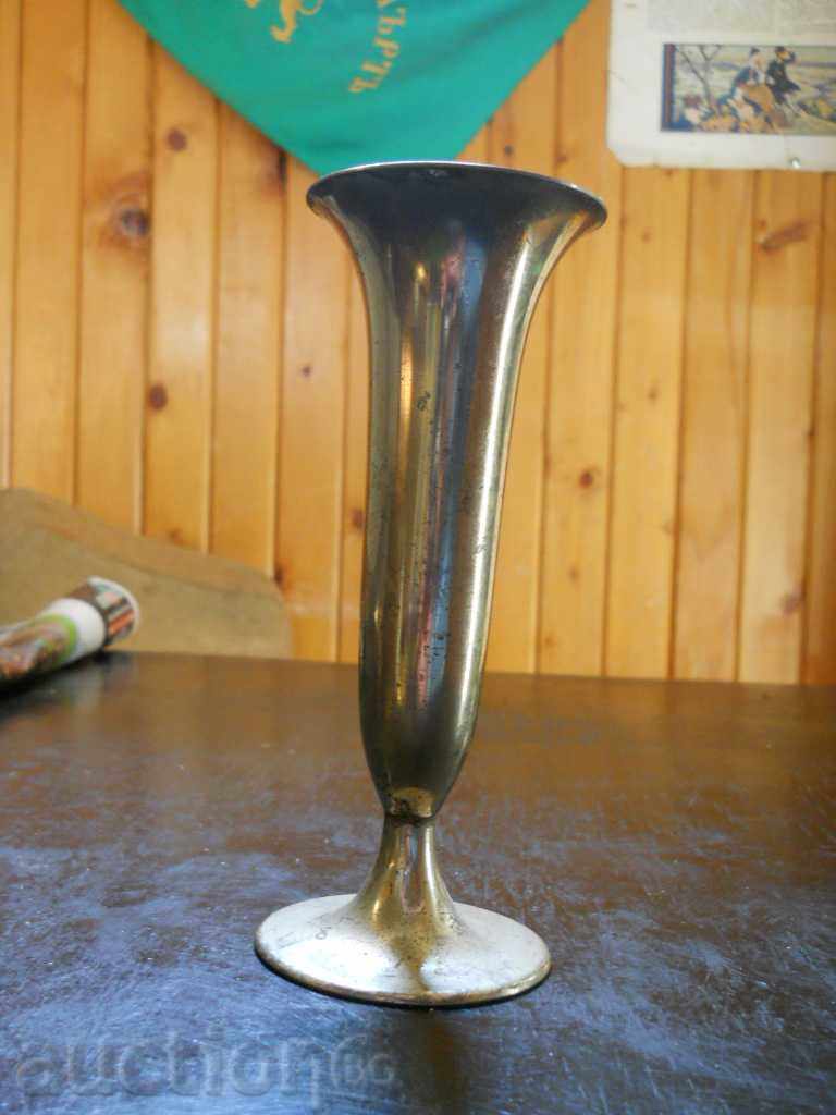 Silver-plated vase Silver-plated vase