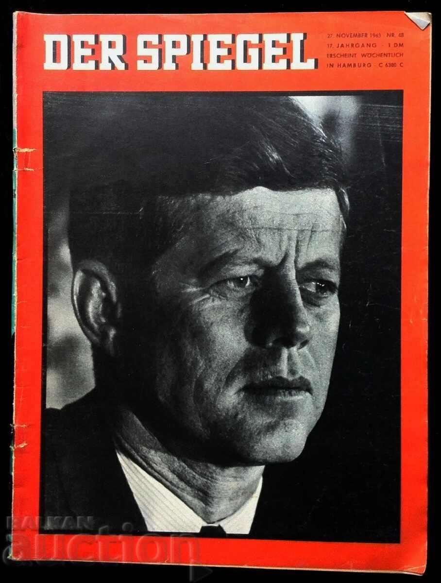 DER SPIEGEL Magazine No. 48 from 1963. John F. Kennedy