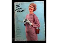 Noua croială 8/1958 model și cheie revistă de modă broșură de modă