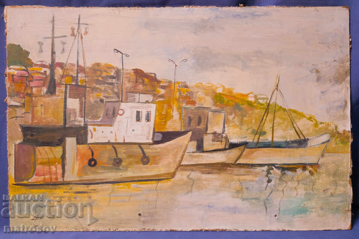 Auction  Peter Nenov, landscape, oil painting