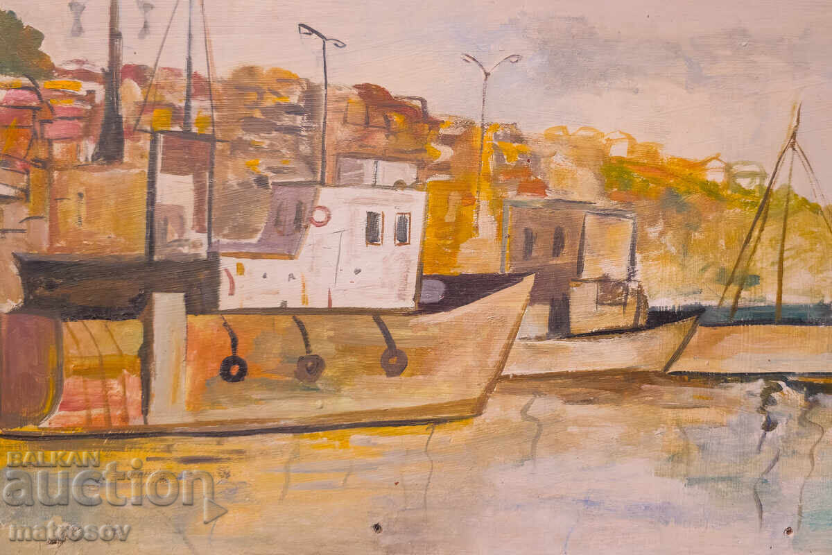 Delivery of Peter Nenov, landscape, oil painting