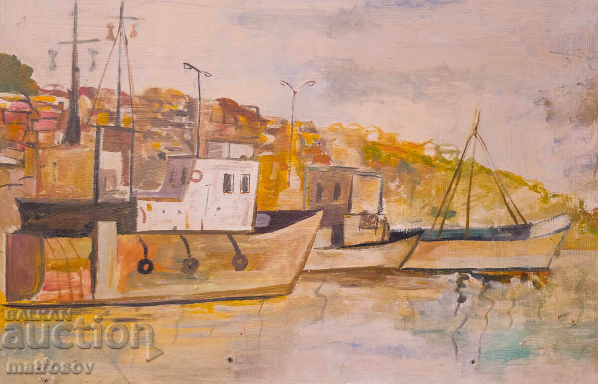 Peter Nenov, landscape, oil painting