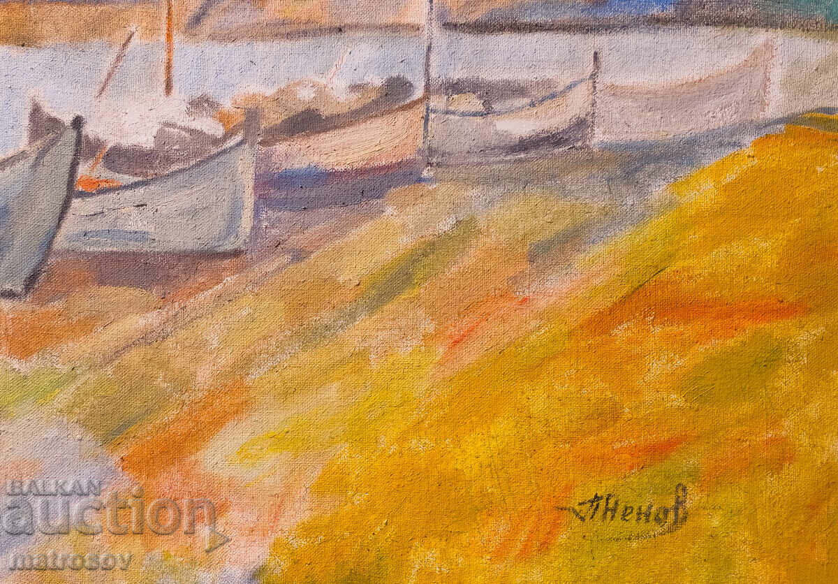 Auction  Peter Nenov, seascape, oil painting