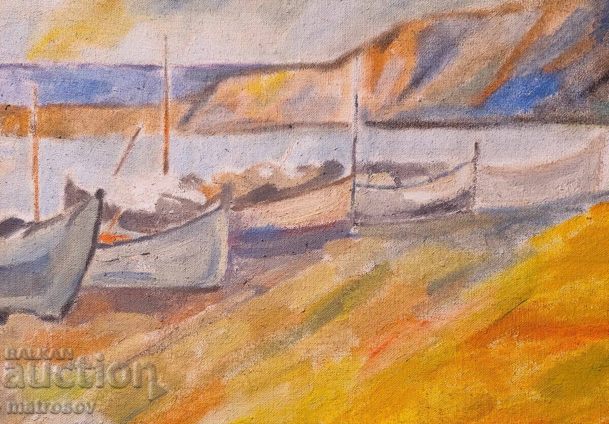 Delivery of Peter Nenov, seascape, oil painting