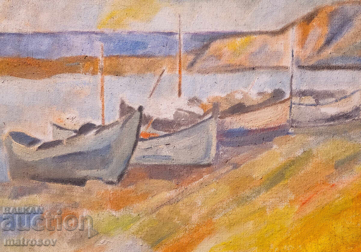 Peter Nenov, seascape, oil painting