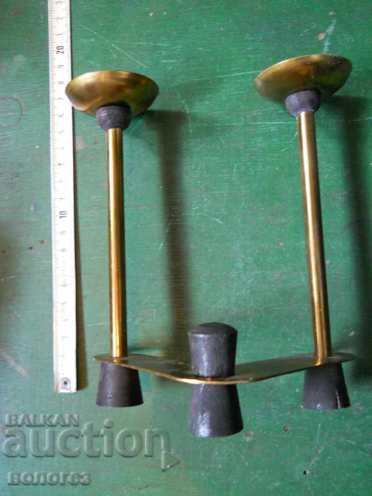 Copper candlestick with price 5.00 BGN | € 2.56 Copper candlestick with price 5.00 BGN | € 2.56