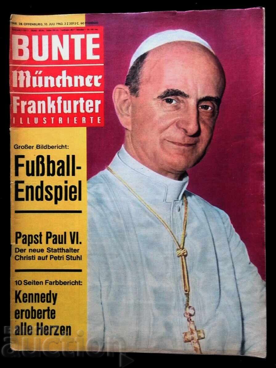 "Bunte" 1963 г., илюстровано, мода, реклама, лайф