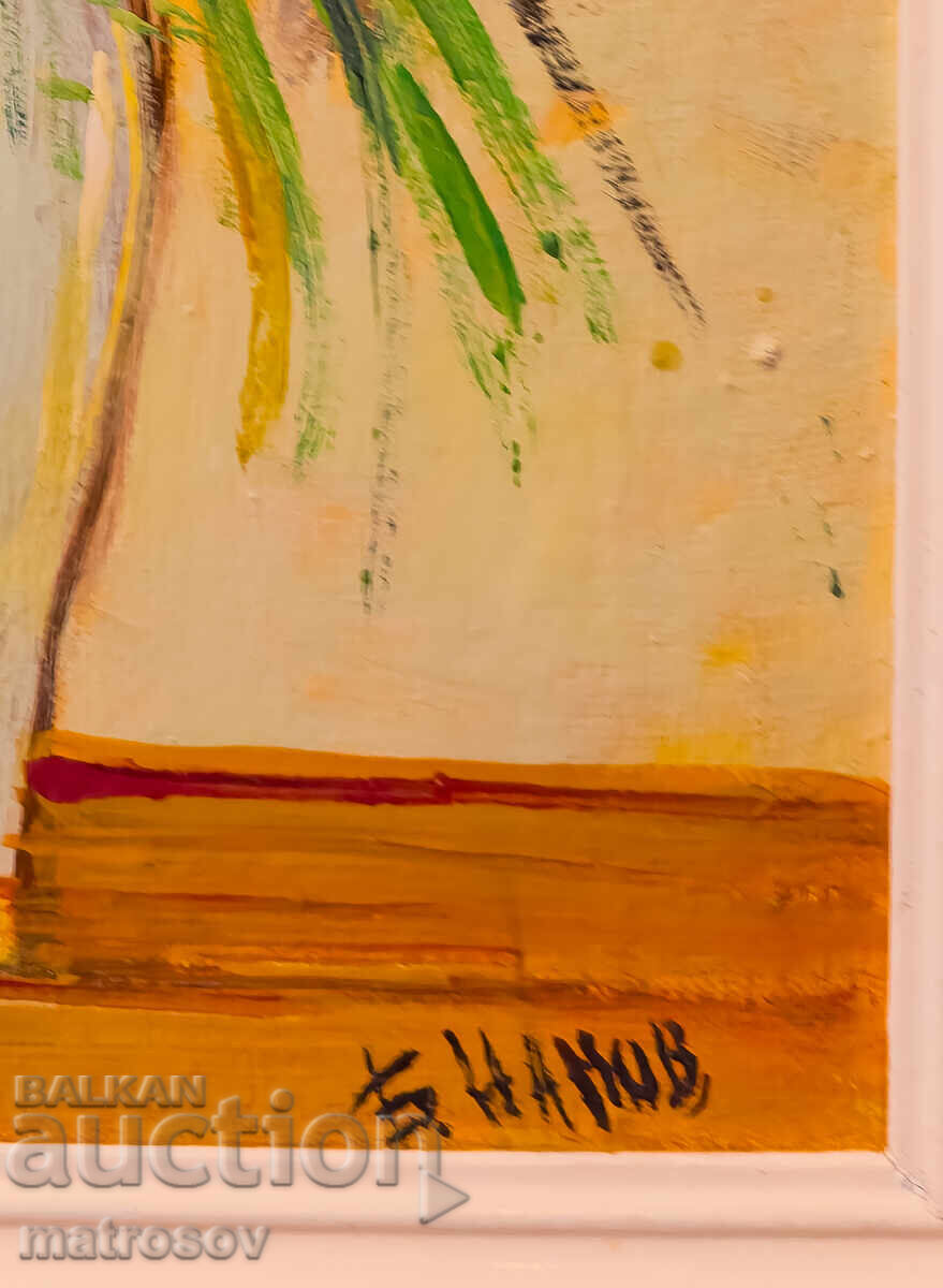 Boris Tsanov, tablou ulei, natură statică vază cu flori - 5