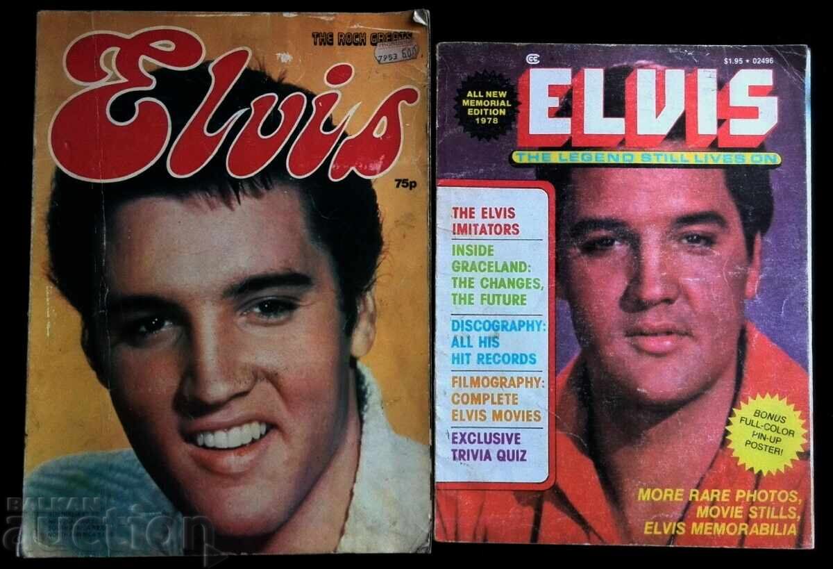 1978 ΕΛΒΙΣ Ο ΘΡΥΛΟΣ ΑΚΟΜΑ ΖΕΙ δύο περιοδικά