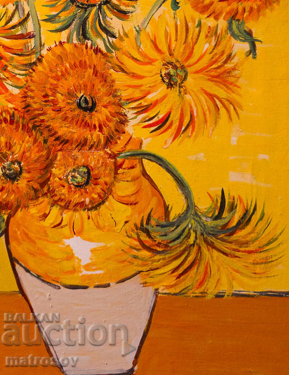 Μπόρις Τσάνοφ πίνακας, ελαιογραφία, νεκρή φύση - 5