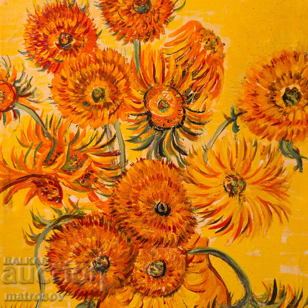 Μπόρις Τσάνοφ πίνακας, ελαιογραφία, νεκρή φύση - 6