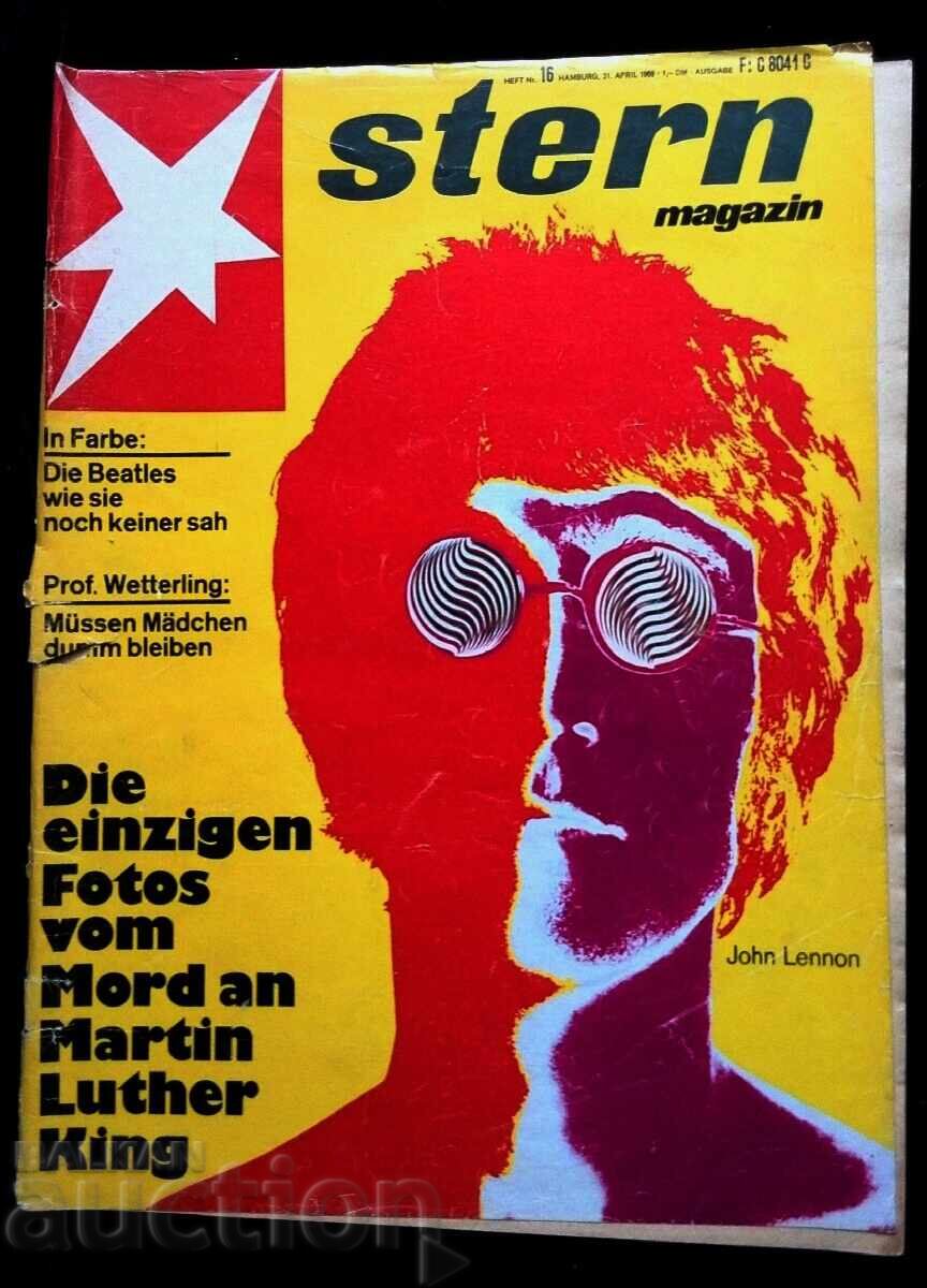 John Lennon, 1968, Stern magazine, featuring original