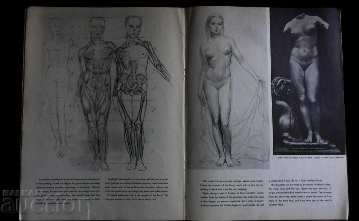 Vintage DESEN DE FIGURĂ Manual de instrucțiuni de desen cu preț 40.00 BGN | € 20.45 Vintage DESEN DE FIGURĂ Manual de instrucțiuni de desen cu preț 40.00 BGN | € 20.45